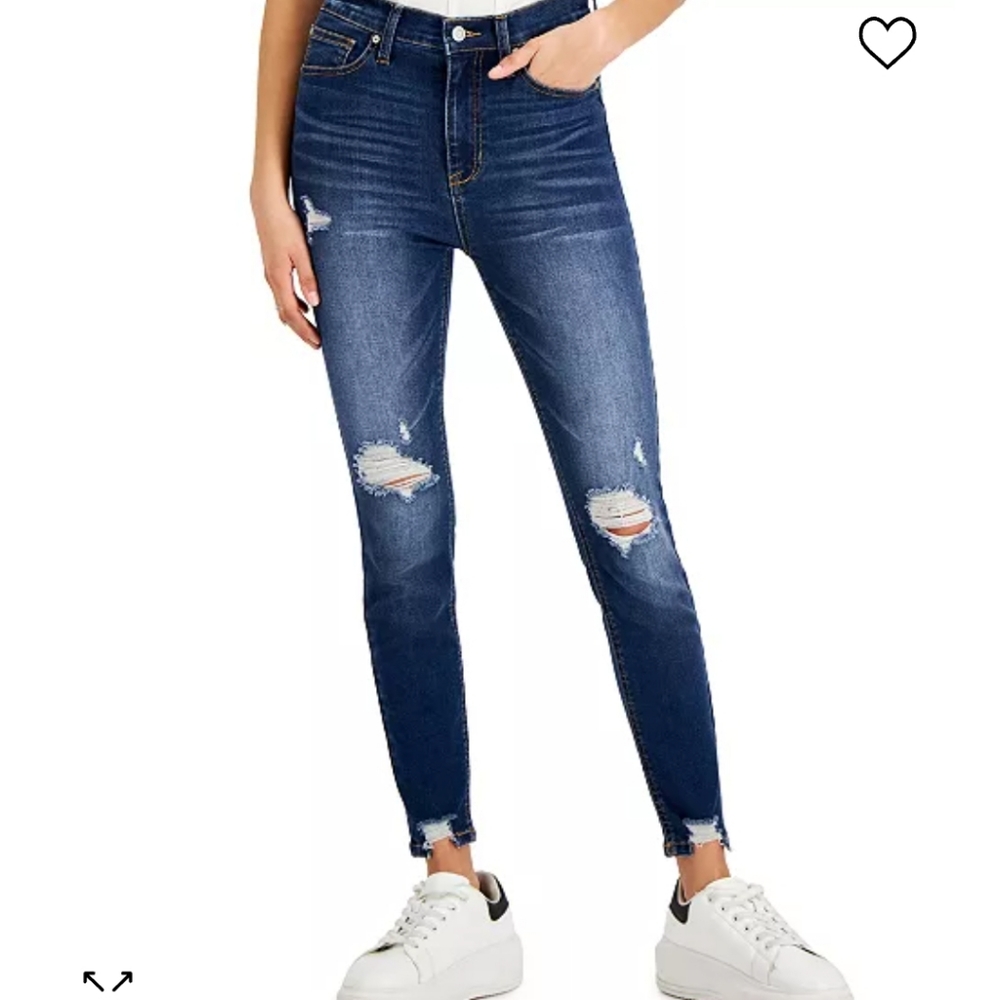 Celebrity Pink Distressed Jeans